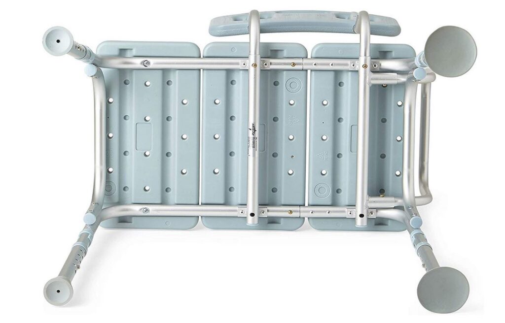 Medline Tub Transfer Bench With Microban Antimicrobial Protection, for