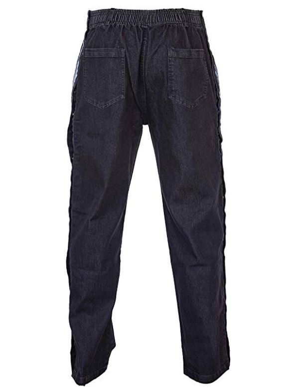 Tearaway Jeans Premium Breakaway Pants - Elastic Waist Faux Denim Pants ...